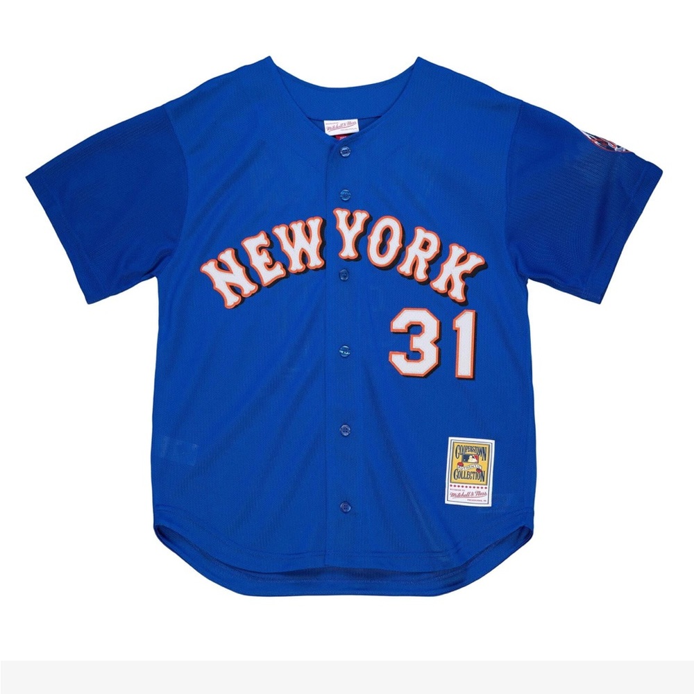 Authentic Mike Piazza New York Mets 1999 Button Front Jersey size M